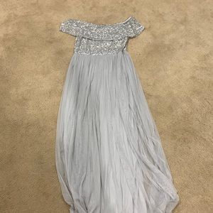Never worn off the shoulder gown